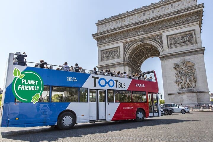 Paris VIP open deck bus experience with cruise and private Pick up drop -4 hours