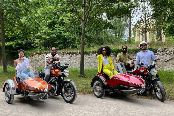 Friends outside Marie Antoinette's Temple of Love