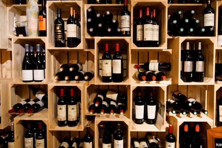 Bottles of wine