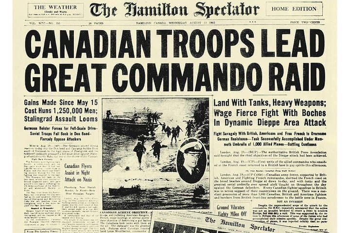 Raid to Dieppe Operation Jubilee