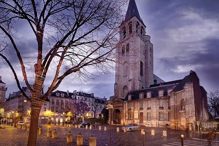 The famous place of St Germain dès près, from where Hemingway right a book.