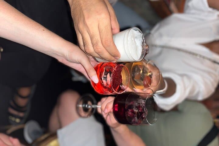 Cocktail & food pairings on a secret rooftop