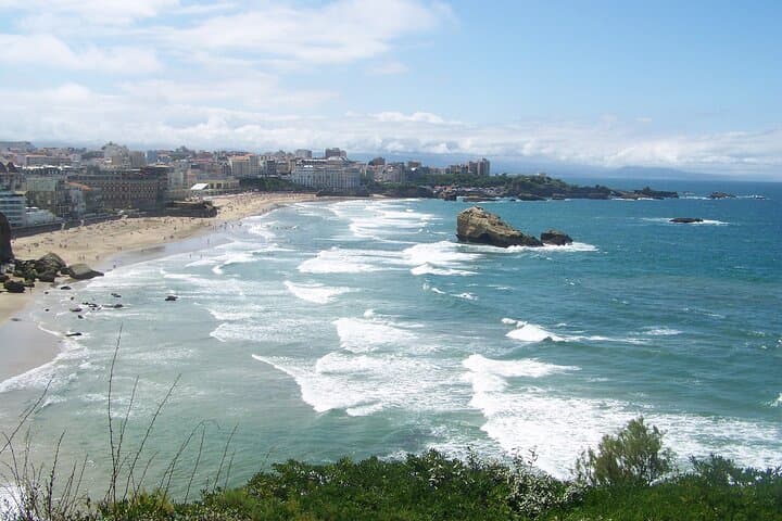 View from the lighthouse: the Pyrenees