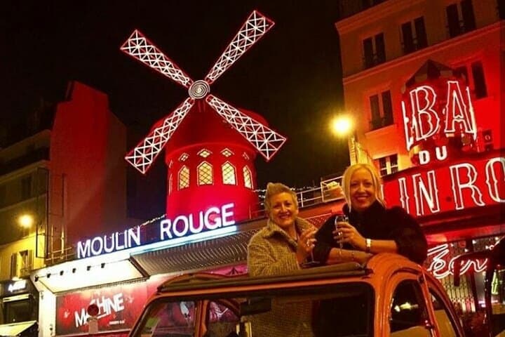 Experience the Magic of Paris By Night: A 2-Hour Iconic 2CV Tour