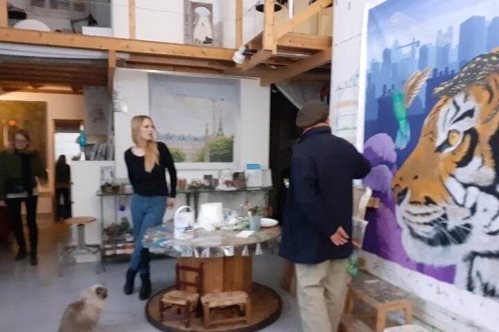 Visite privée de l'atelier de LOUYZ, janvier 2022