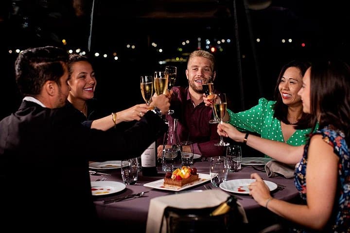 Seine River Christmas Cruise Lunch or Dinner by Bateaux Parisiens