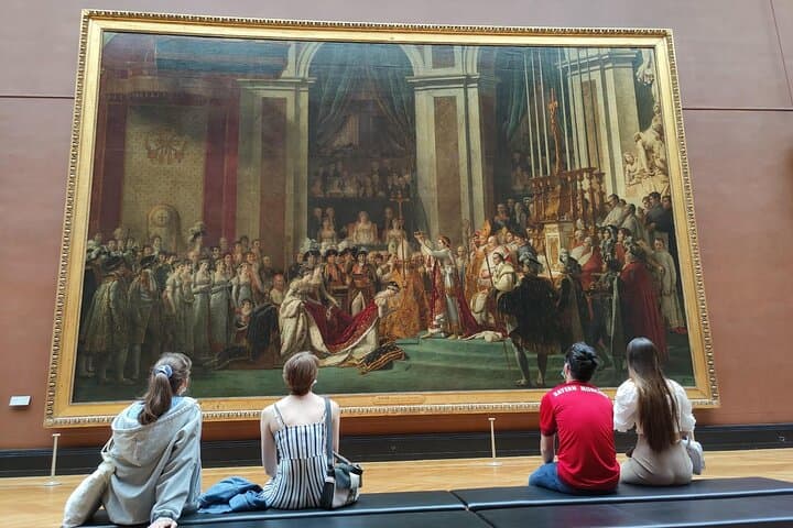 Louvre (no ticket) & Big Paris City Walking Tour with Audioguide