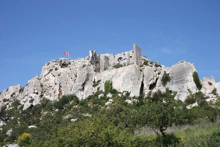 The castle of Les Baux de Provence.
