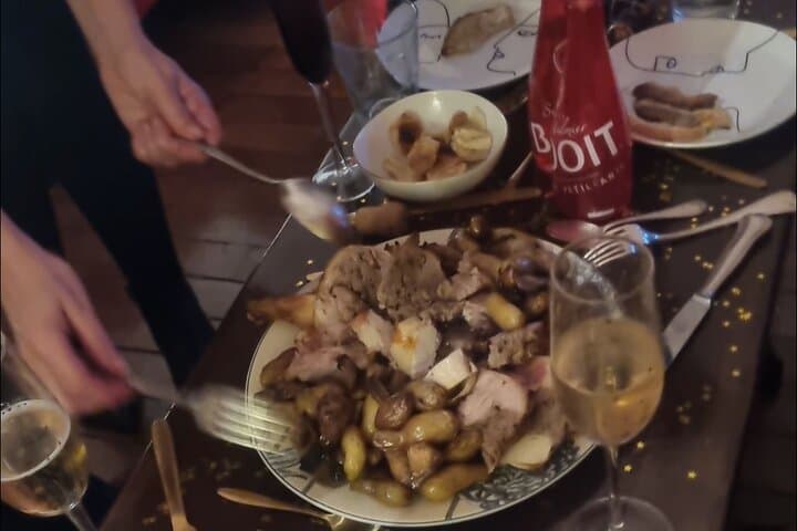 A French supreme of poultry "chapon"