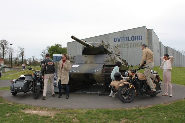 Normandy World War II Private 2 Hours Sidecar Tour From Bayeux