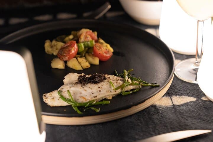 Local products cooked on site