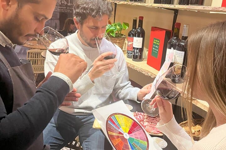 Tasting in Natural wine bar
