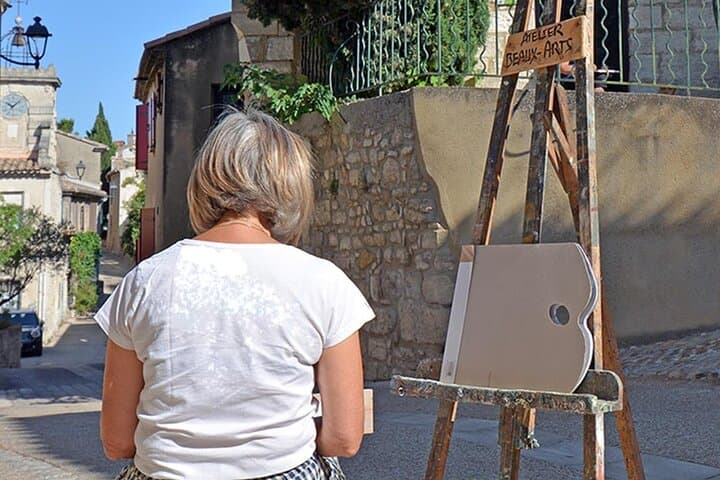 Open-air art workshop