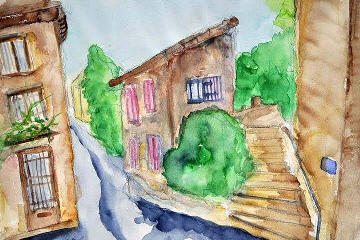 Open-air art workshop