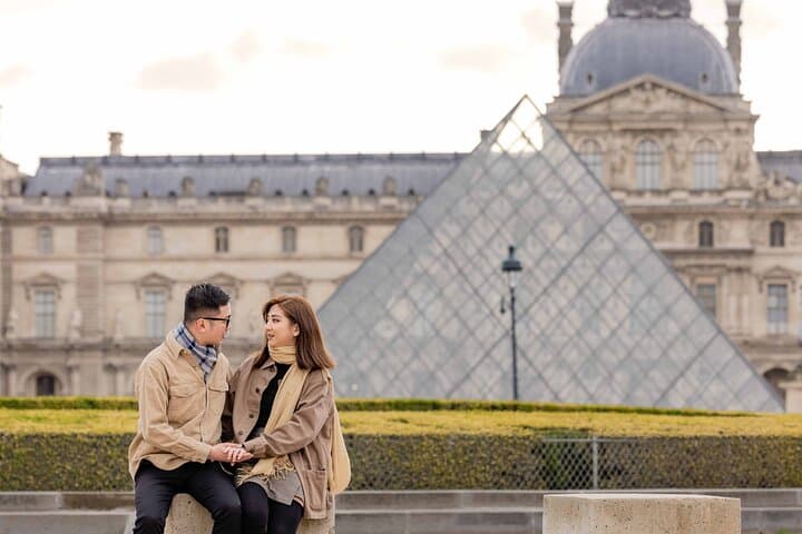 Photoshoot at the Louvre