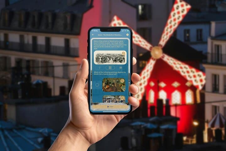 Montmartre GPS App Walking Tour Mobile Game