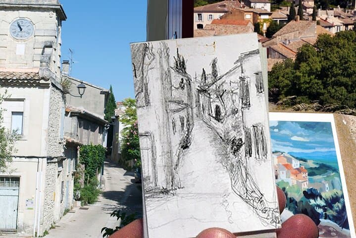 Open-air art workshop
