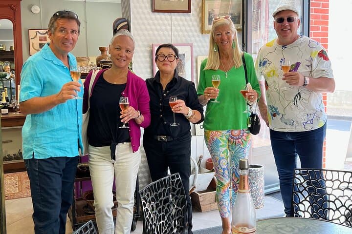 Tasting with a nice american group