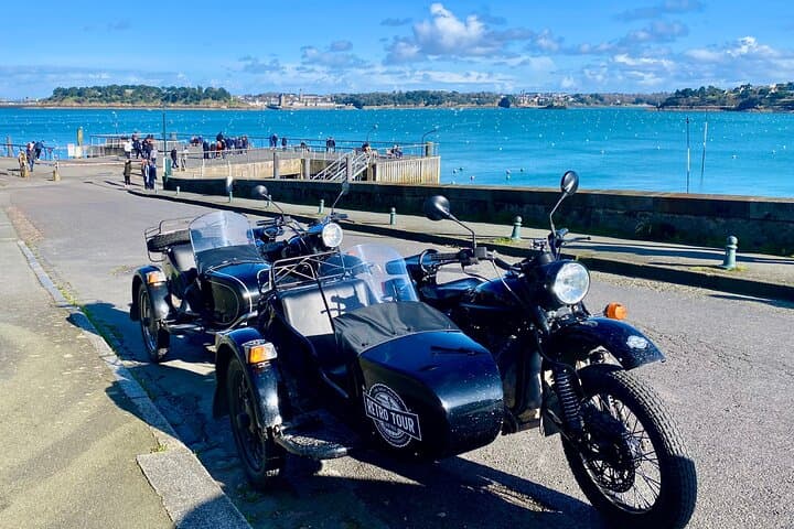Saint Malo and Cancale by sidecar (half day)