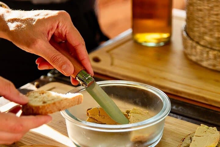 Homemade foie gras by Gabrielle.