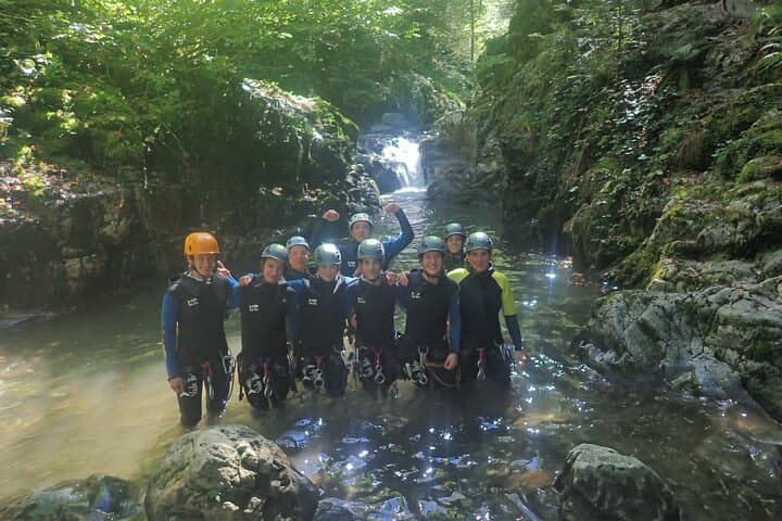 canyoning aspe valley