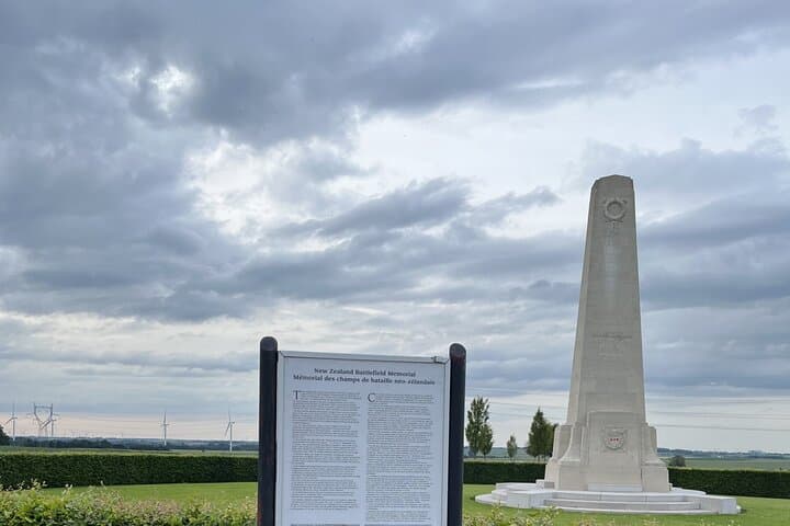 Private New Zealand focused WW1 Somme Tour