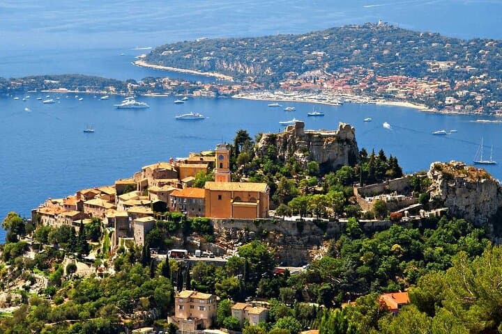 Coastal villas, Medieval Town of Eze and the Secrets of Perfumery