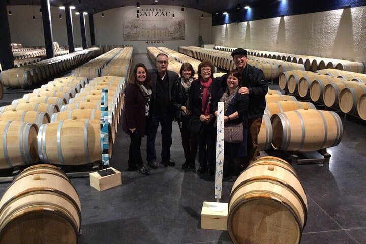 Group in a Medoc Chateau