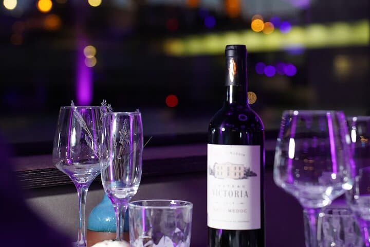 wine at the table