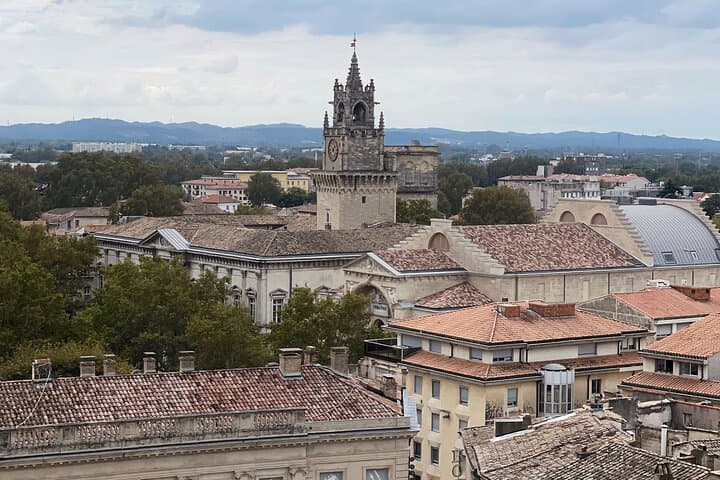 View from the Palace of the Popes, Avignon, France.