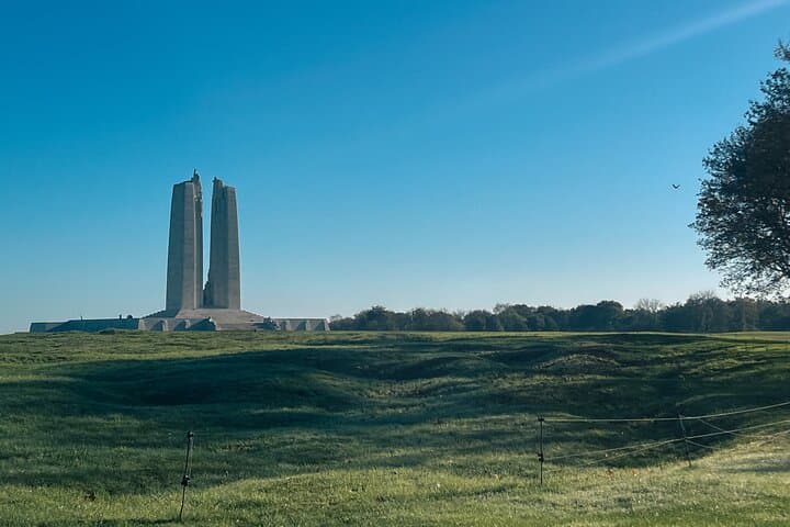From Paris : Vimy Ridge - WW1 Canadian Battlefields Private Tour
