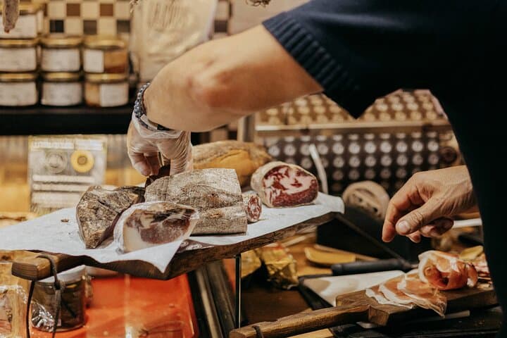 Tasting of charcuterie