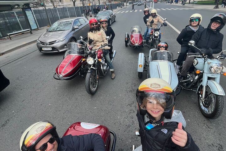 Custom Half-Day Paris Sidecar Experience