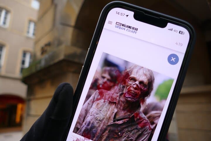 Urban adventure in Angers theme zombies