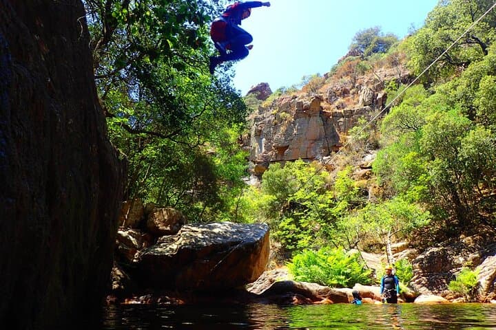 Canyoning in The Corsica island : The Baracci canyon
