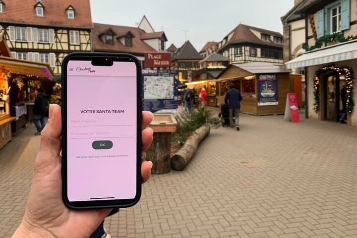 Christmas market track game Obernai