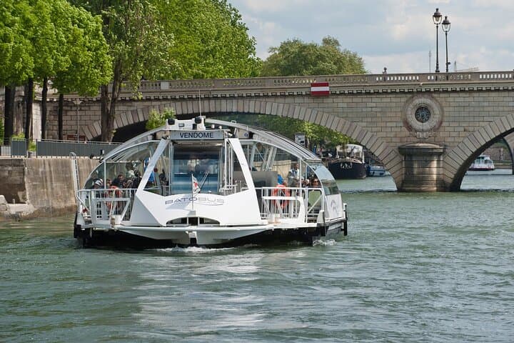 Paris: Batobus Hop-On Hop-Off Cruise & Landmarks Audio Tour