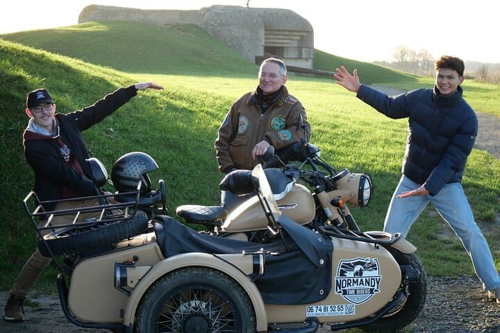 Normandy World War II Private 2 Hours Sidecar Tour From Bayeux
