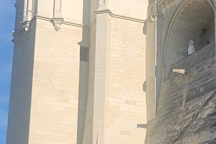 meet us at the foot of the chapel Saint Hubert