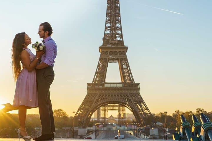 Eiffel Tower from Trocadéro - Sunrise