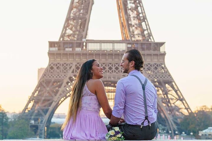 Eiffel Tower from Trocadéro - Sunrise
