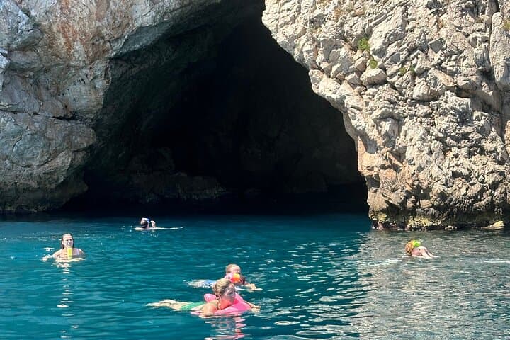 From Nice : Secret Riviera Boat Tour to Mala cave with Snorkeling