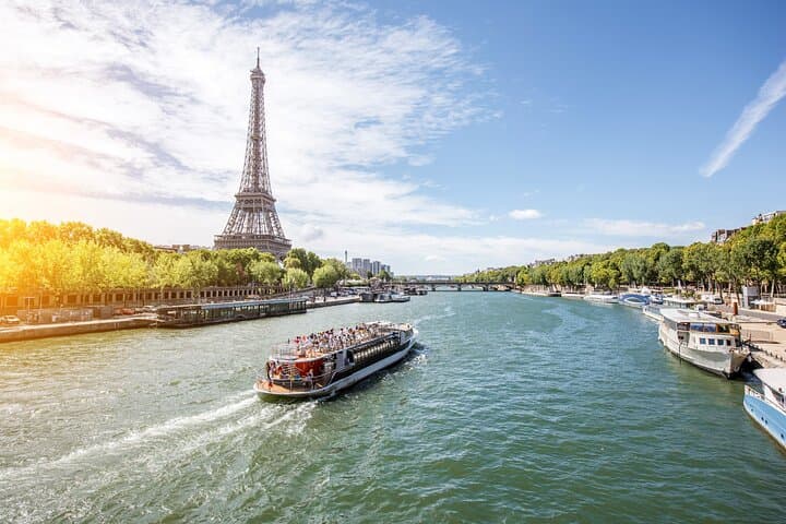 Eiffel Tower Summit or 2nd Floor + Seine River Cruise Options