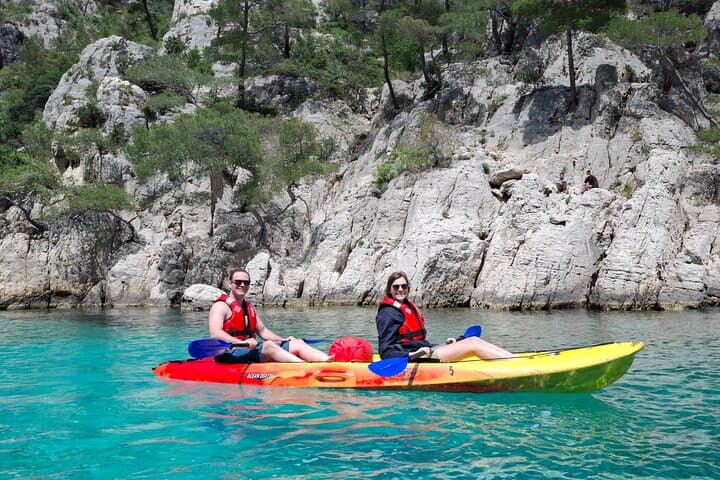 guided two-seater or single-seater kayak excursion
