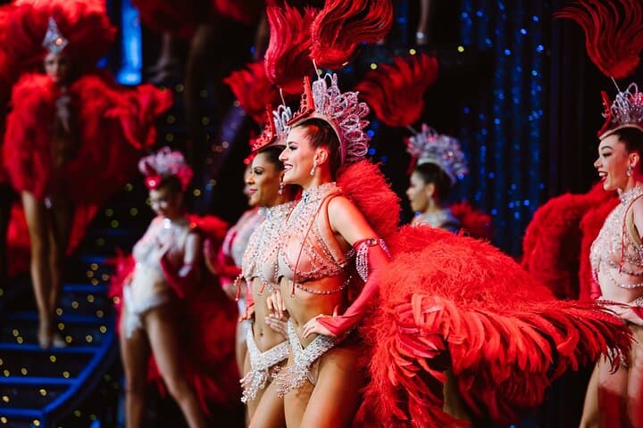 Paris Moulin Rouge 3-Courses Dinner with Wine and Show