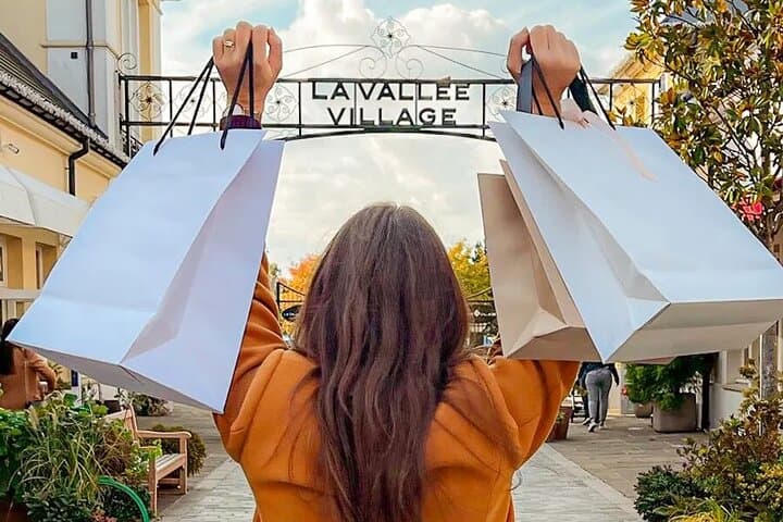 Shopping Tour to La Vallée Village Outlet in a Private Car or VAN