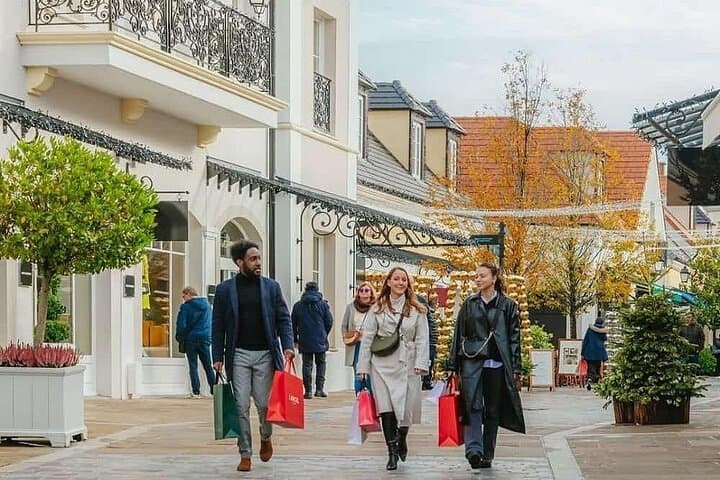 Shopping Tour to La Vallée Village Outlet in a Private Car or VAN