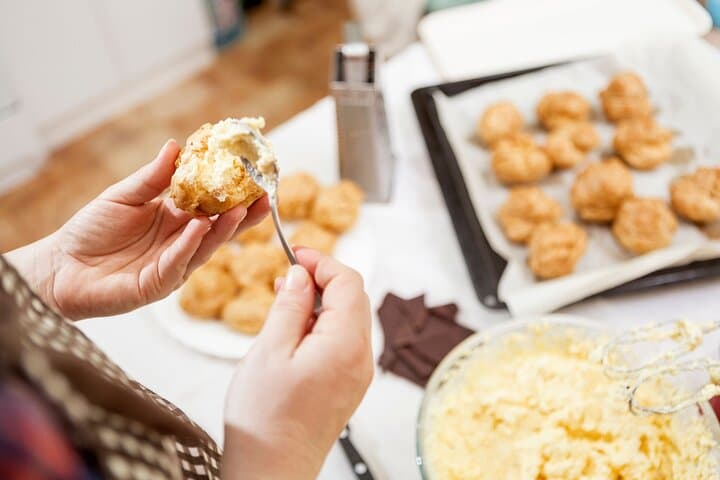 Fun French Profiteroles and Chouquettes Baking Class in Paris