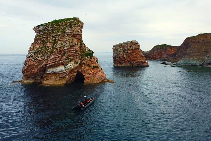 Sea excursion at sunset