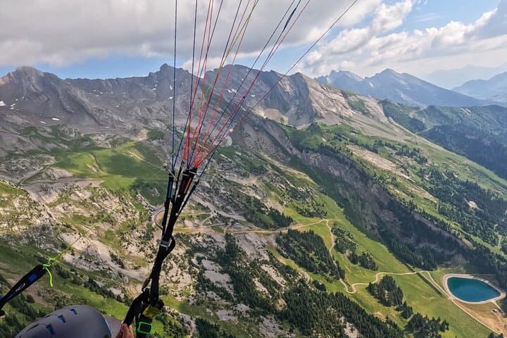 Baptism in Paragliding in La Clusaz